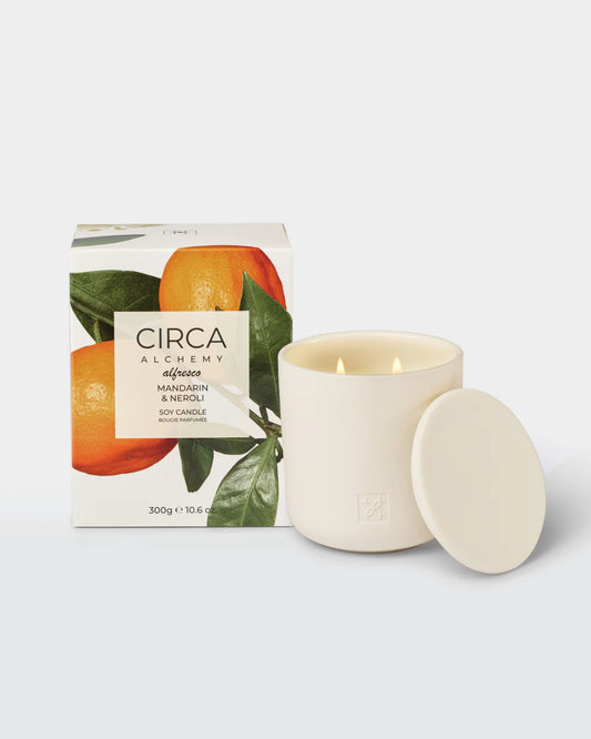Circa Alchemy Alfresco Mandarin & Neroli Soy Candle 300g