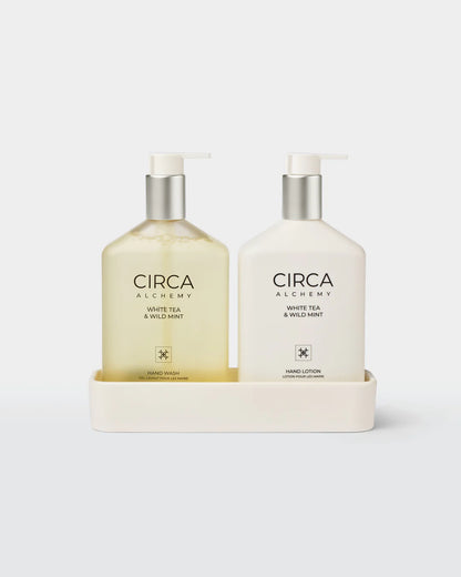 Circa Alchemy White Tea & Wild Mint Hand Care Duo