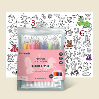 Sugar & Spice Classic Colouring & Doodle Mat