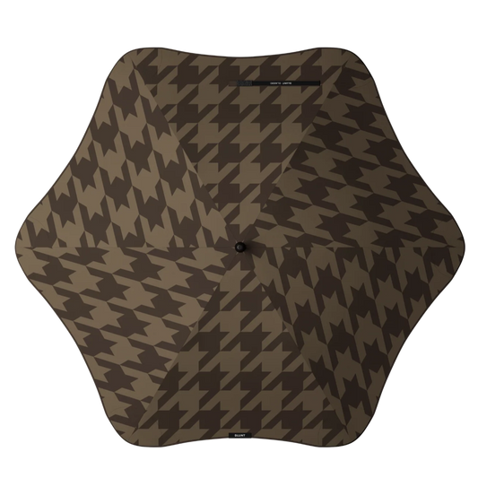 Blunt Classic 120cm Umbrella | Cocoa Houndstooth