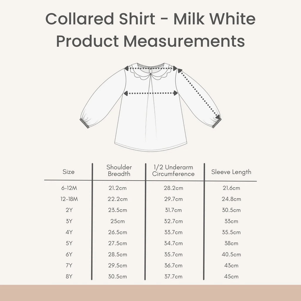 Prudie & Primmie Collared Shirt - Milk White