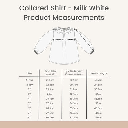 Collared Shirt - Milk White