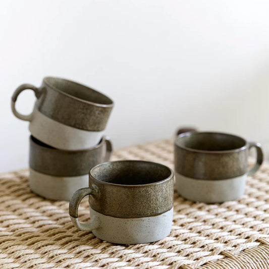 Mineral Mugs Set of 4 | Copper