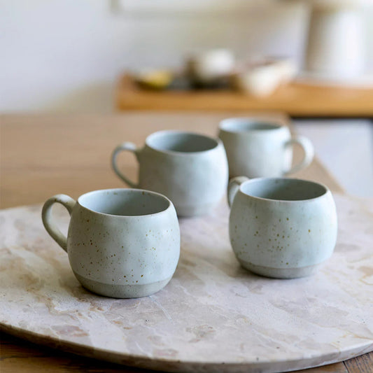 Mineral Mugs Set of 4 | Salt