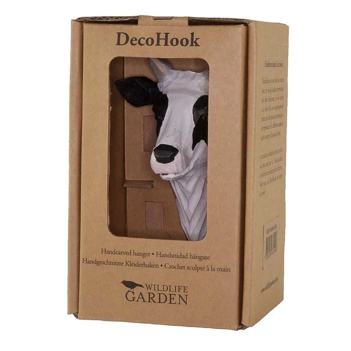 Hand-Carved Cow Hook