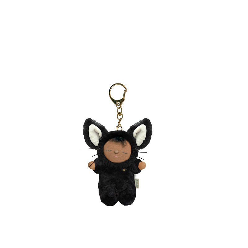Cozy Bag Charm - Cat Nox