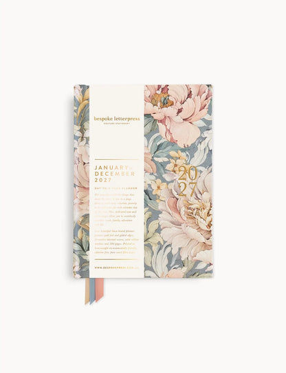 2027 Day to Page Small Planner - Regency Blooms