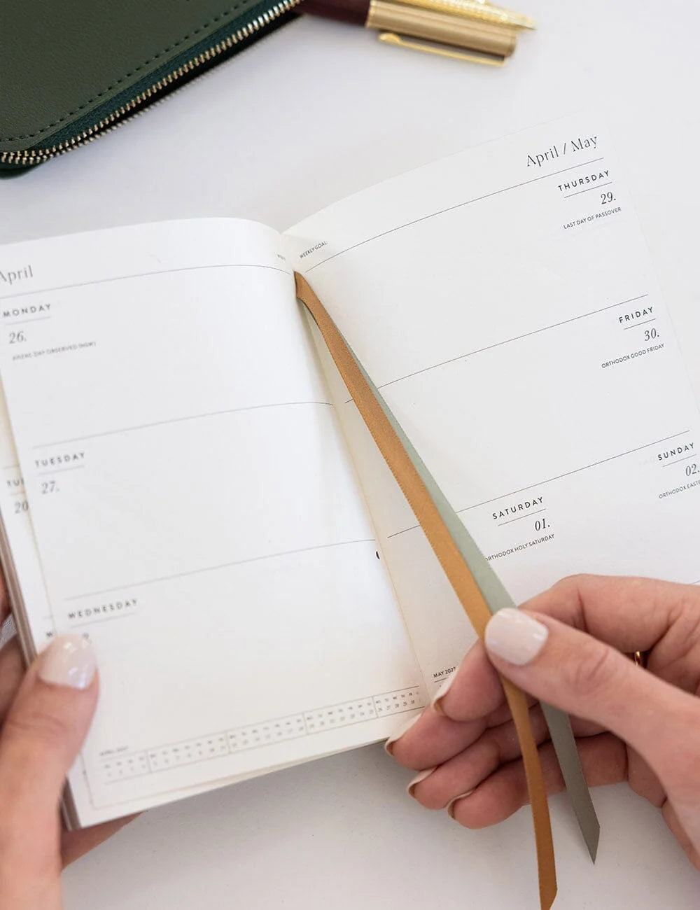 Bespoke Letterpress 2027 Pocket Planner - Willowmere