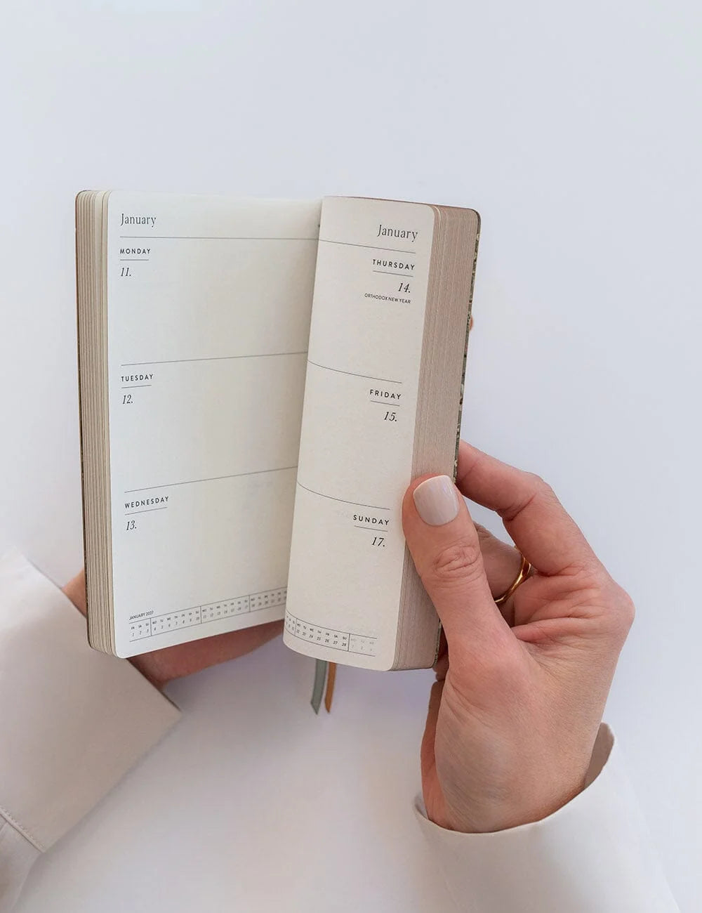 Bespoke Letterpress 2027 Pocket Planner - Willowmere