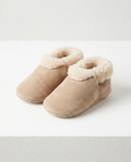 Nature Baby Lambskin Booties - Cream
