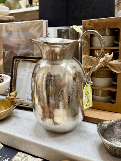 Silver Flower Jug