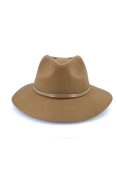 Thorburn Wool Felt Fedora - Chocolate