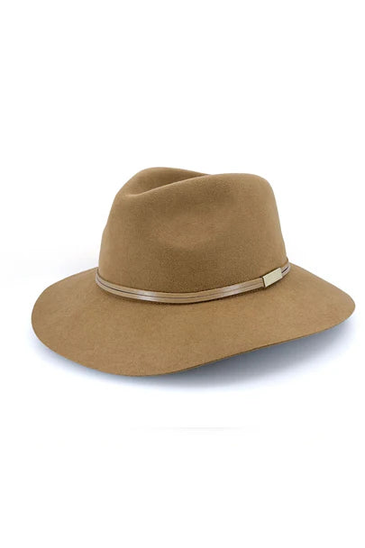 Thorburn Wool Felt Fedora - Chocolate
