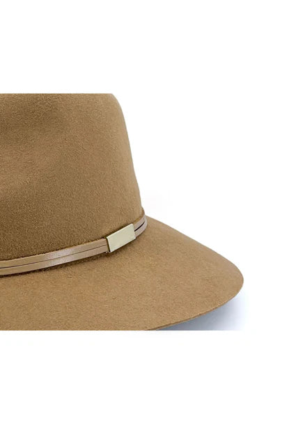 Thorburn Wool Felt Fedora - Chocolate