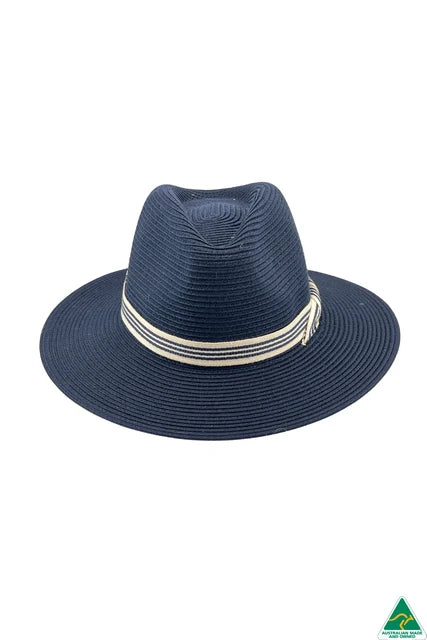 Canopy Bay by Deborah Hutton Lincoln Flexibraid® Fedora - Navy