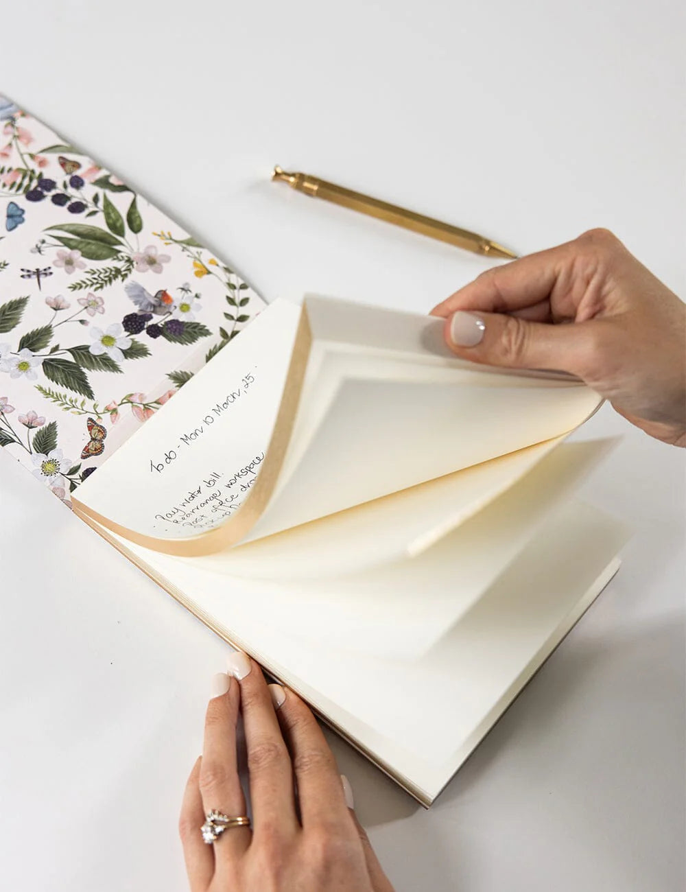 Desktop Jotter Notepad - Pink Cockatoo