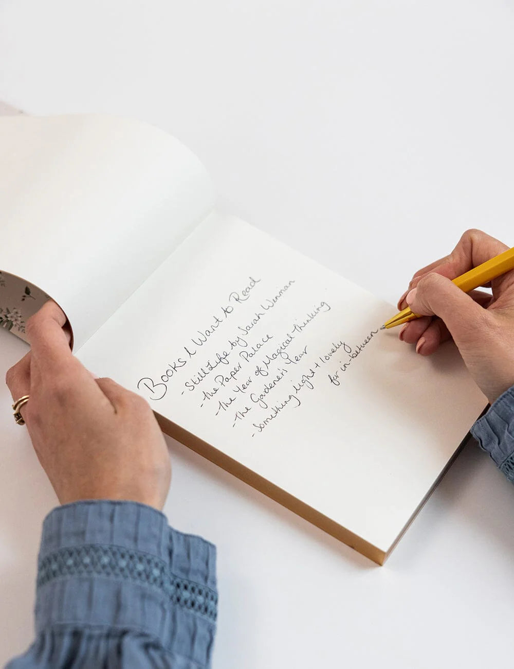 Desktop Jotter Notepad - Button Fern