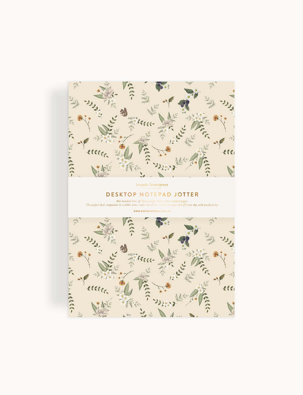Desktop Jotter Notepad - Button Fern