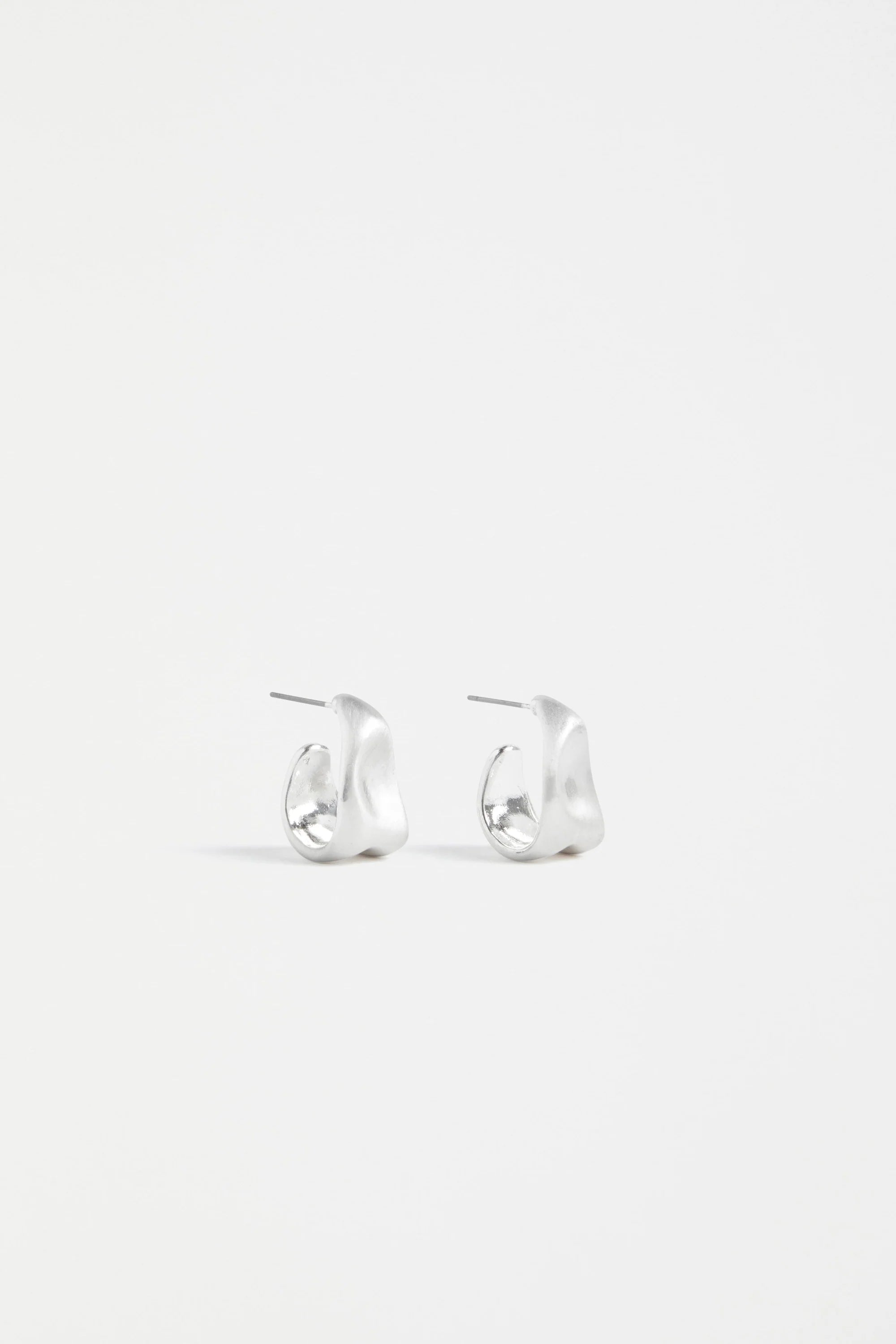 Elk Feven Small Hoop Earring - Silver