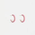 ELK Emal Mini Hoop Earring - Rosewood