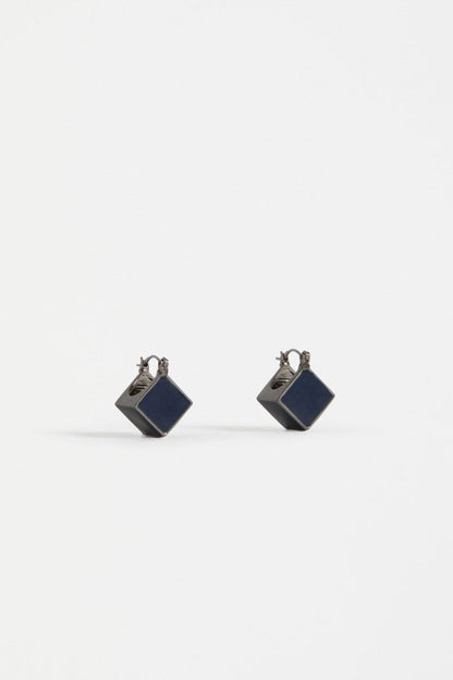 ELK Elta Mini Hoop Earring - Steel Blue