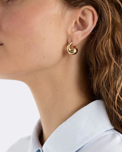 ELK Aisem Mini Hoop Earring - Gold