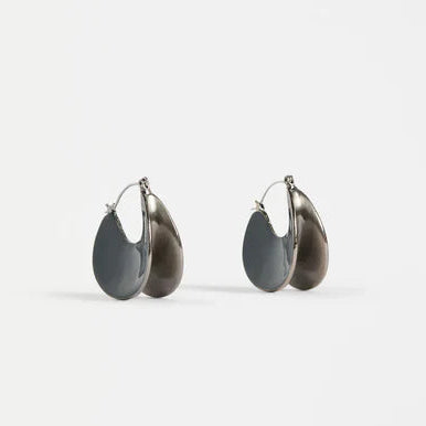ELK Apenn Large Hoop Earring - Deep Pine