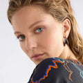 ELK Apenn Large Hoop Earring - Deep Pine