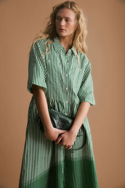 ELK Llinen Long Dress - Ortler Print