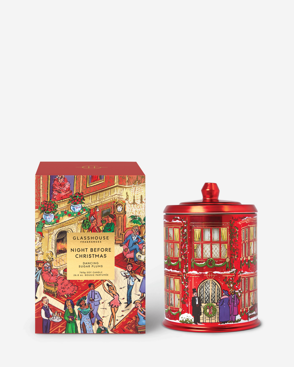 Glasshouse Night Before Christmas 380g Candle – 2026 Christmas packaging