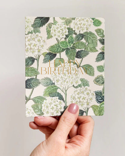 Happy Birthday Card - Hydrangea