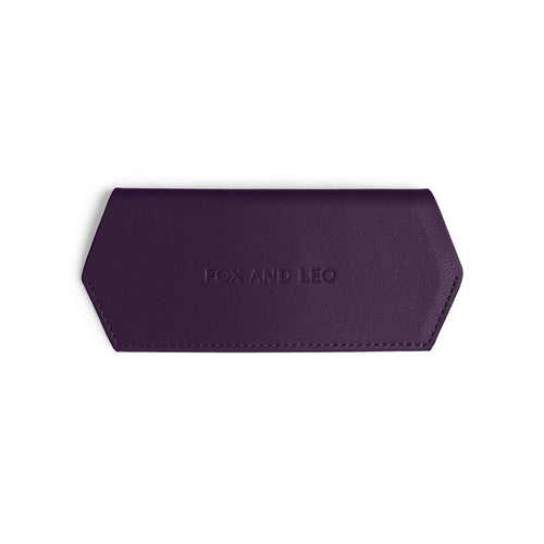 Slimline Glasses Case - Mulberry