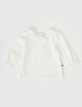 Goldie + Ace Laura Puff Sleeve Collar Long Sleeve Top