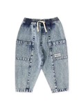 Goldie + Ace Kit Denim Pocket Pant Light Denim
