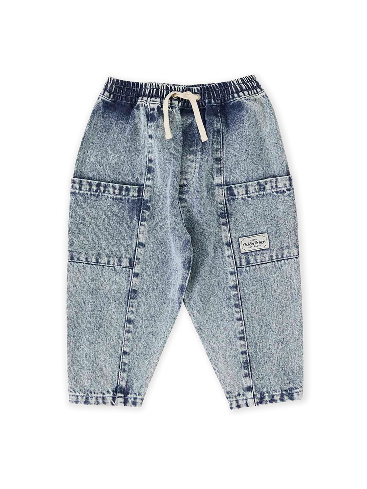 Kit Denim Pocket Pant Light Denim