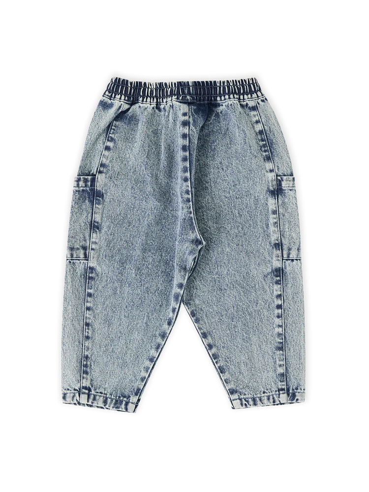 Goldie + Ace Kit Denim Pocket Pant Light Denim