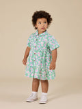 Goldie+Ace Daisy Patch Monica Dress - Moss Green