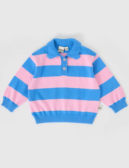 Goldie + Ace Ava Collared Knit Jumper