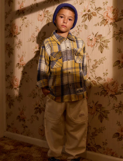 Goldie + Ace Rowan Check Shirt | Golden