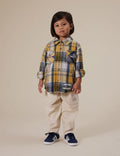 Goldie + Ace Rowan Check Shirt | Golden