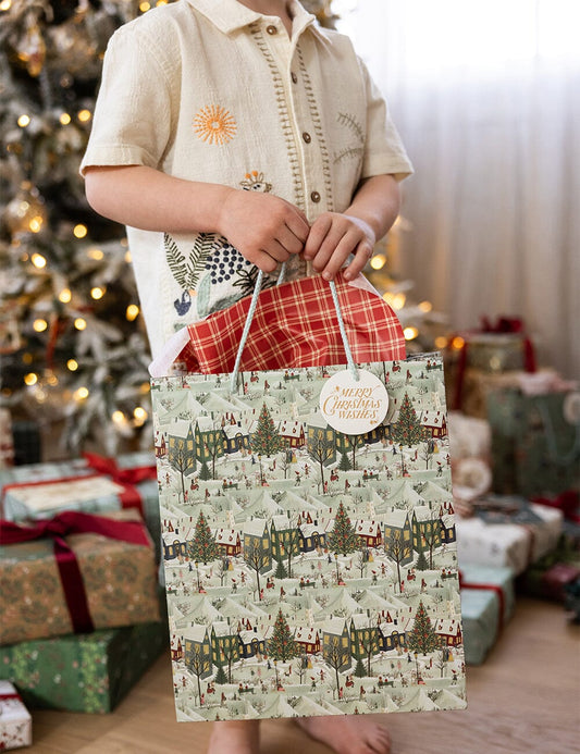 The Snowy Village Gift Bag - Large