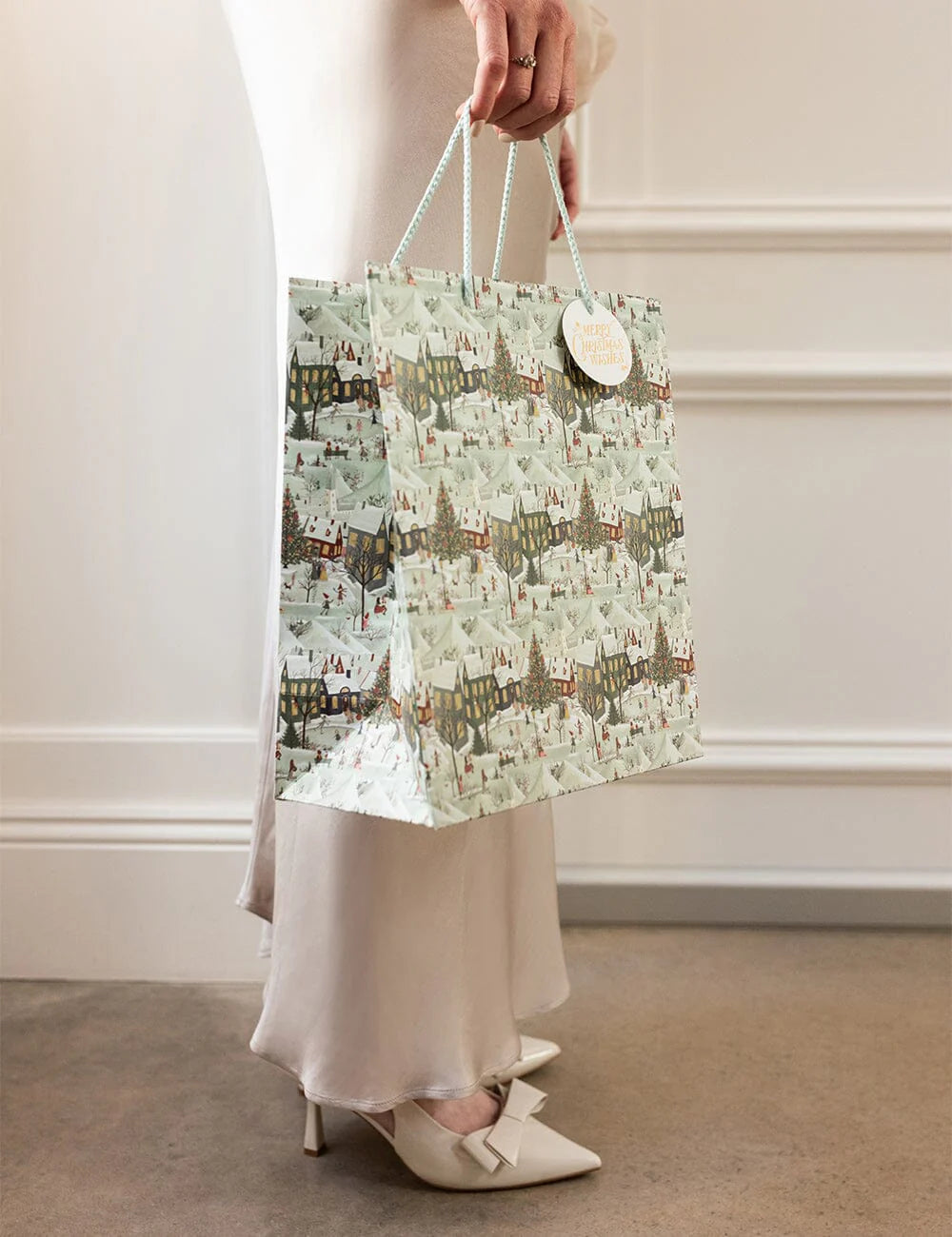 The Snowy Village Gift Bag - Large