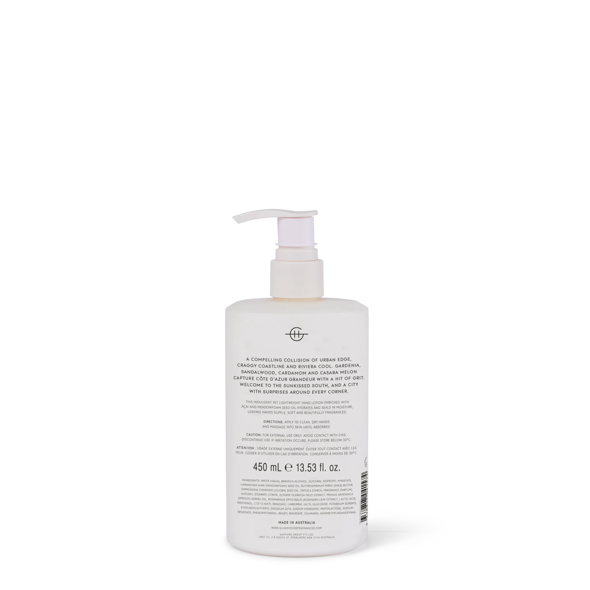 Glasshouse Marseille Memoir | 450mL Hand Lotion