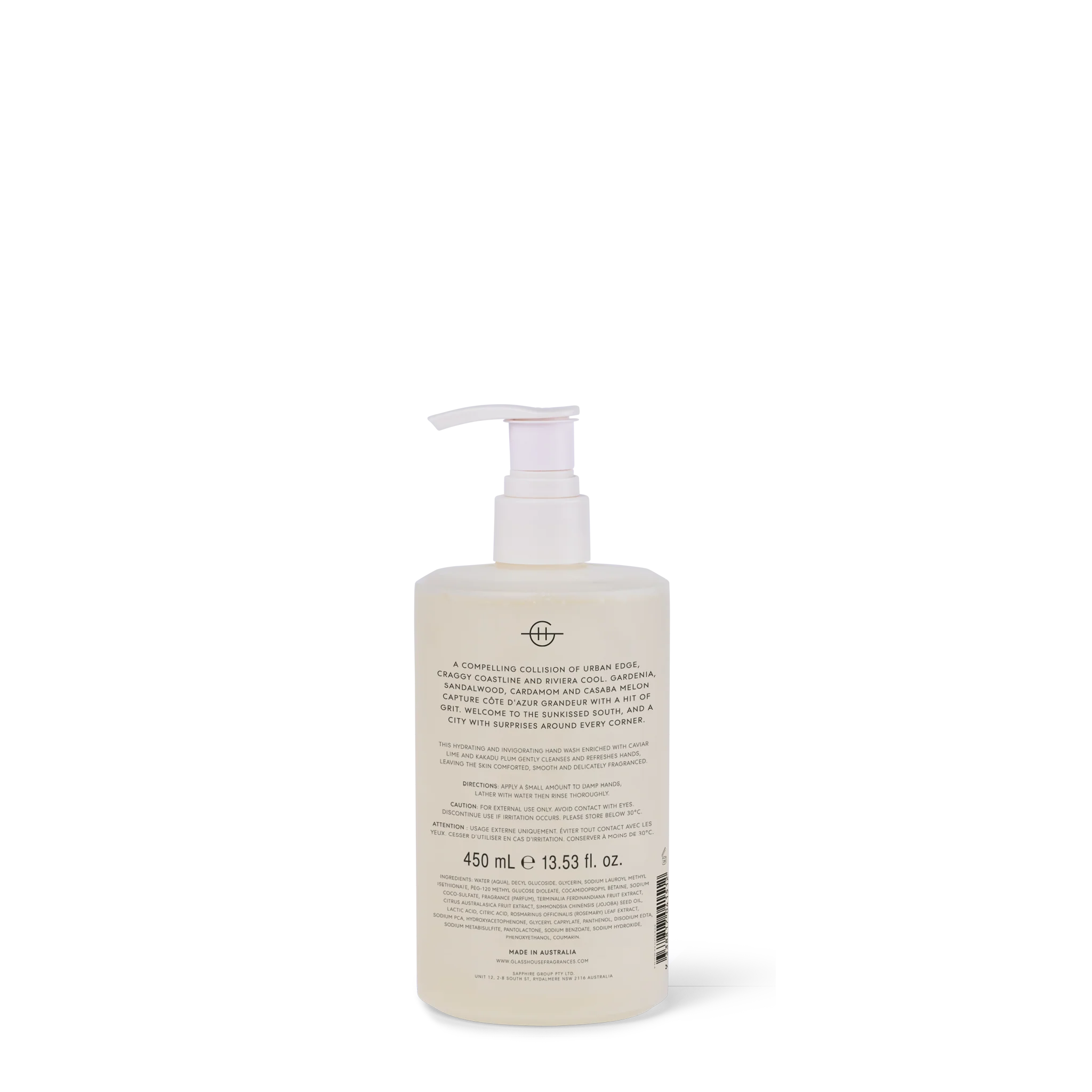 Glasshouse Marseille Memoir | 450mL Hand Wash
