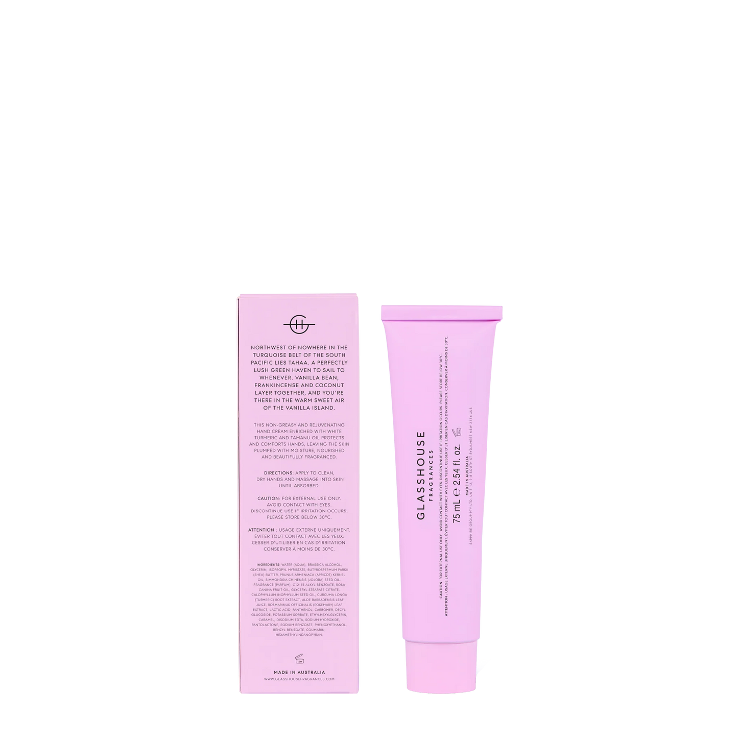 Glasshouse A Tahaa Affair | 75mL Hand Cream