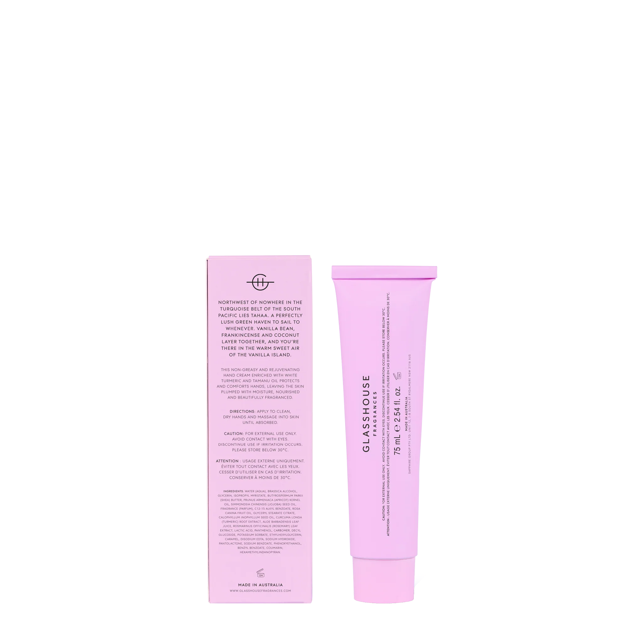 Glasshouse A Tahaa Affair | 75mL Hand Cream