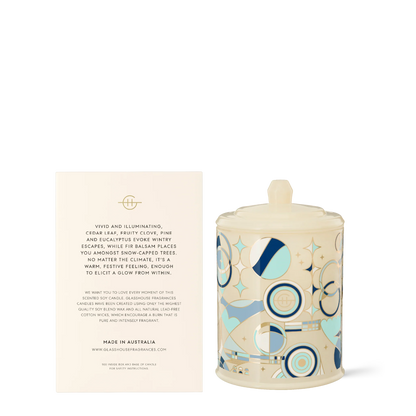Glasshouse White Christmas- 38og Candle
