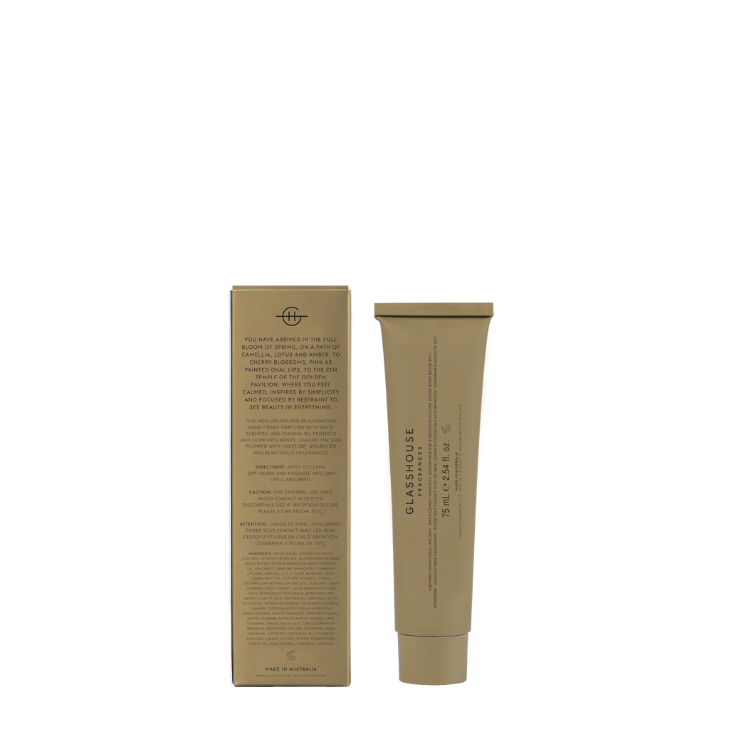 Glasshouse Kyoto in Bloom | 75mL Hand Cream