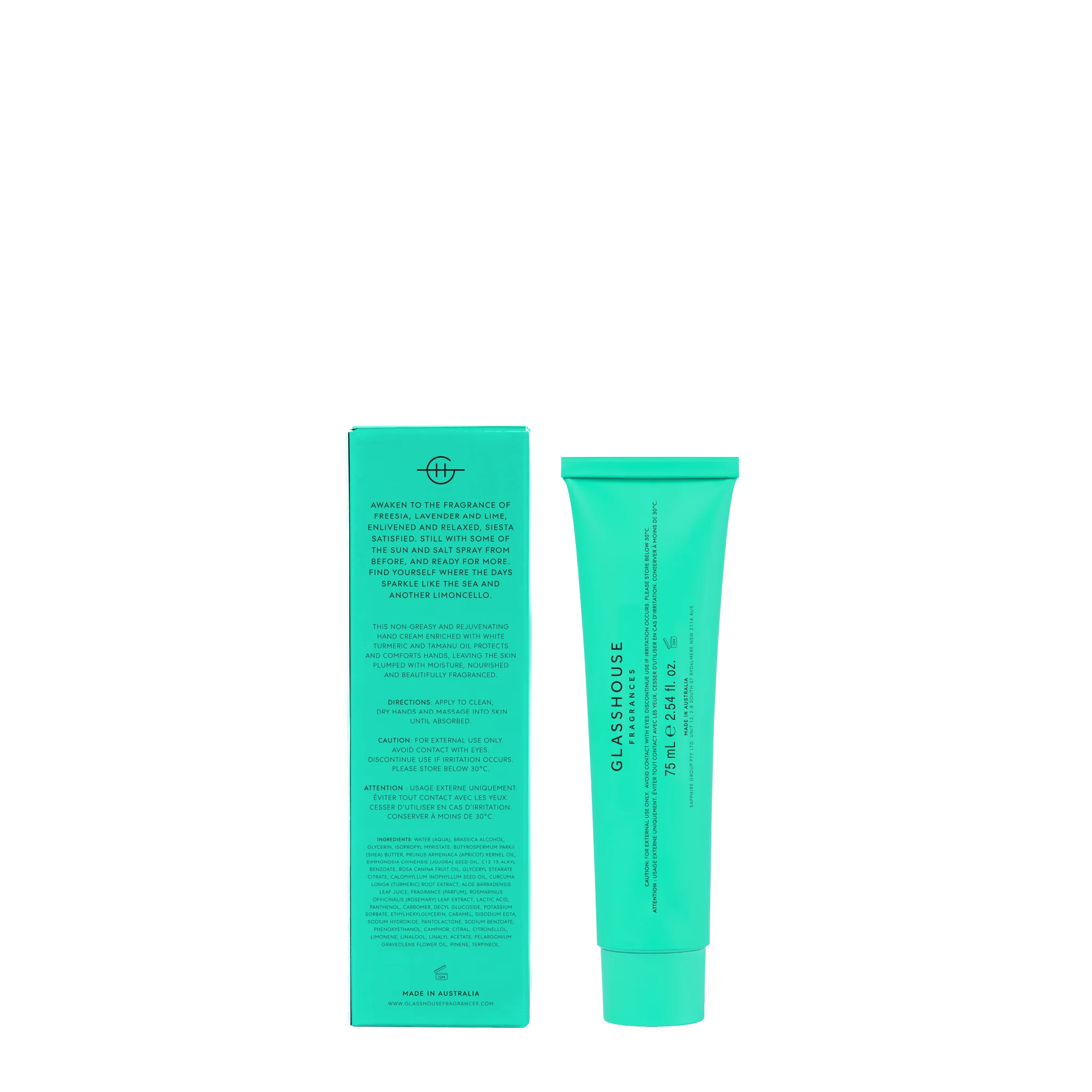 Glasshouse Lost in Amalfi | 75mL Hand Cream