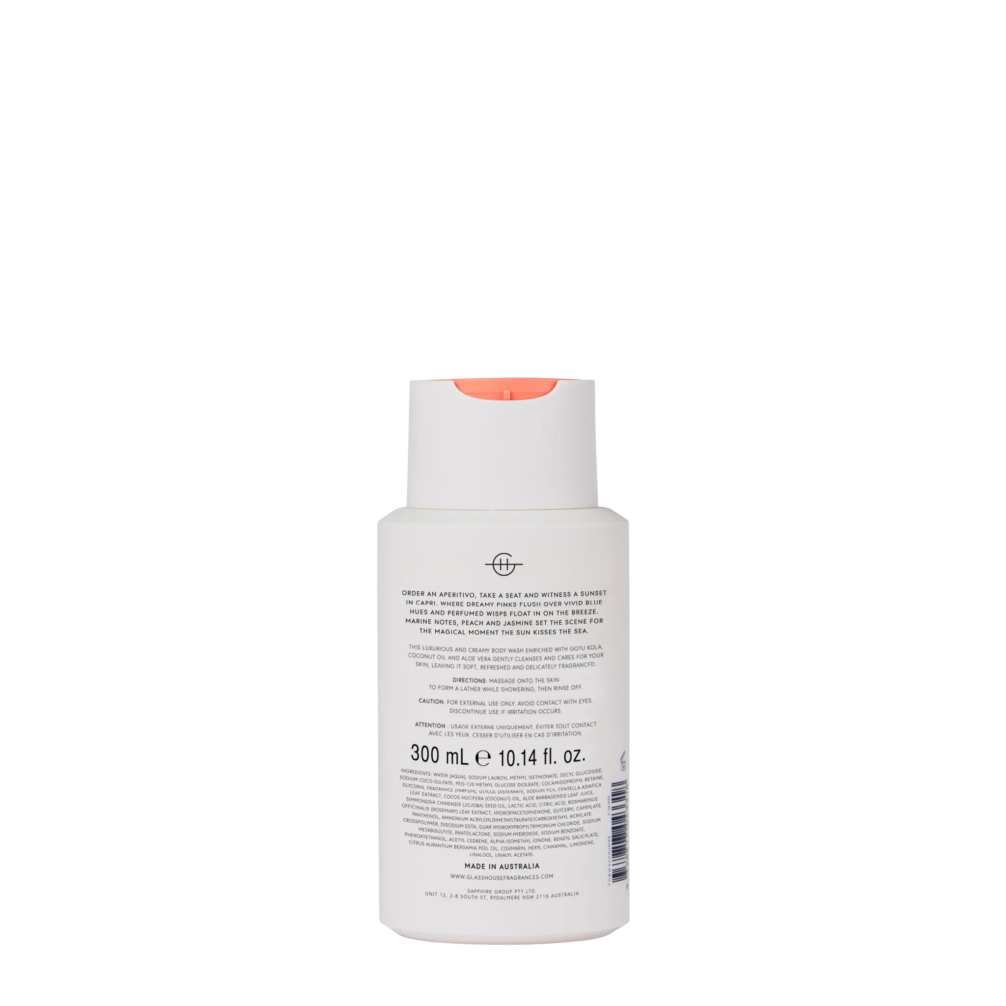 Glasshouse Sunsets in Capri Body Wash - 300mL